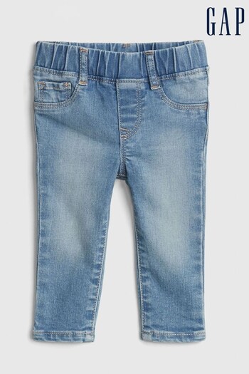 Gap Light Wash Blue Pull-On Jeggings - Baby (Q26276) | £15