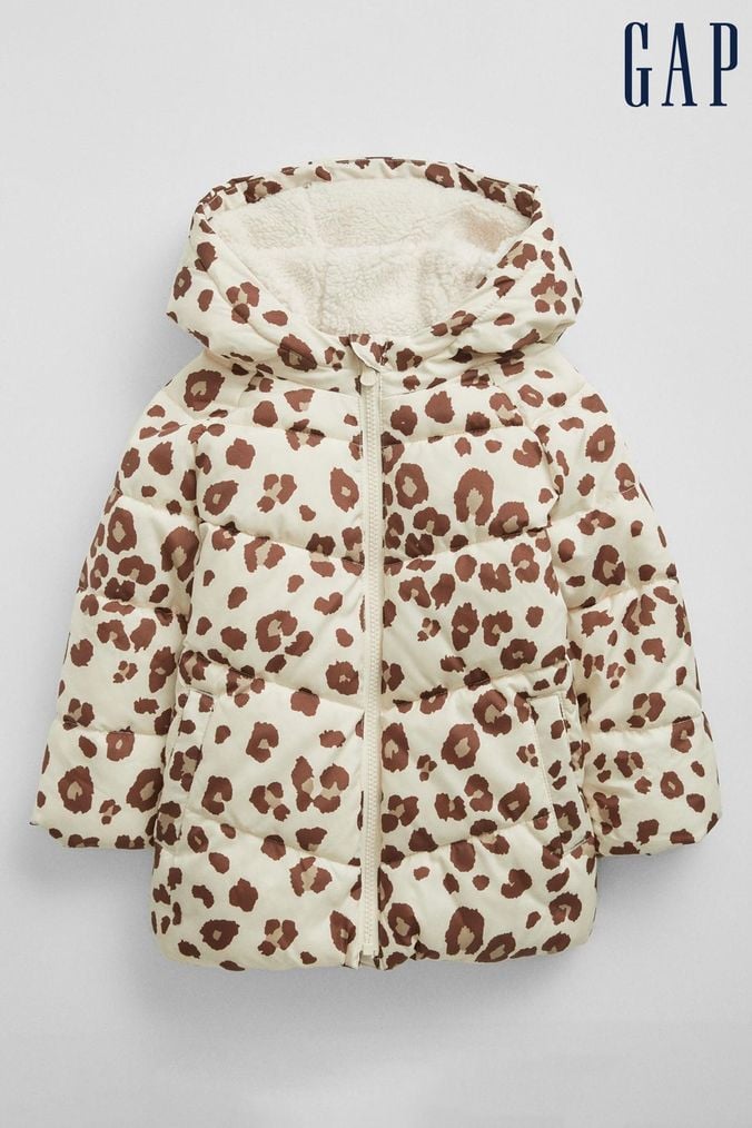Baby gap 2025 leopard coat