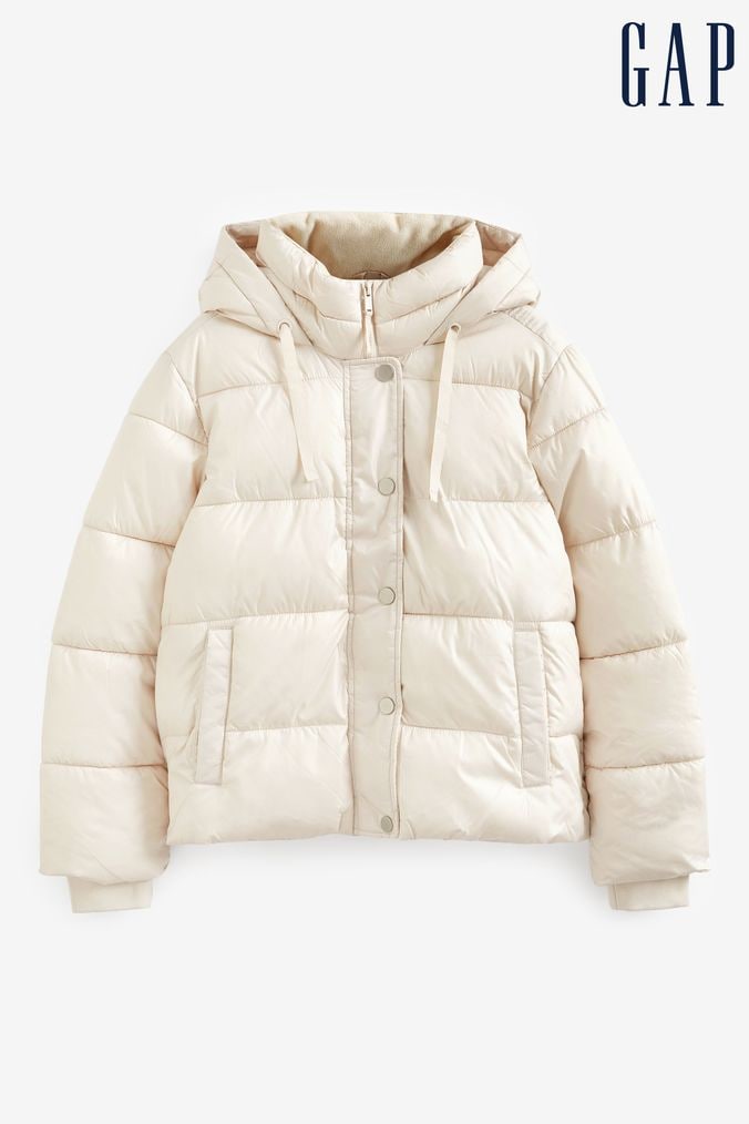 Gap white hotsell puffer jacket