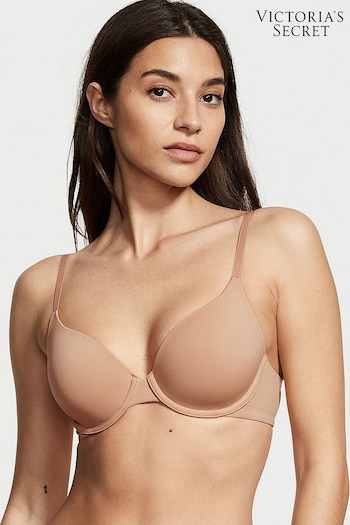 Victoria's Secret Sweet Praline Nude Smooth Lightly Lined Full Cup T-Shirt head-print Bra (Q27009) | £35