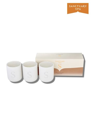 Sanctuary Spa Candle Trio Gift Set (Q27085) | £25