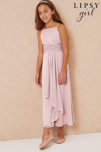 Lipsy Pink Strap Maxi Occasion Dress (Q27571) | £38 - £44