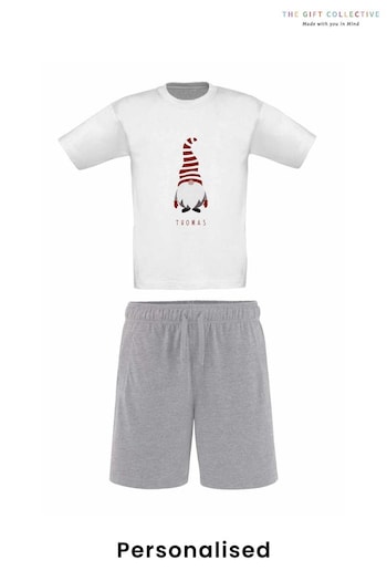 Personalised Christmas Short Gonk Pyjamas by The Gift Collective - Mens (Q28351) | £24