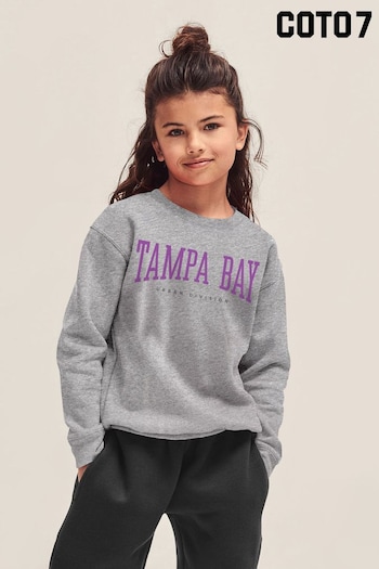 Coto7 Heather Grey Tampa Bay Urban Division Kids Sweatshirt by Coto7 (Q28452) | £23