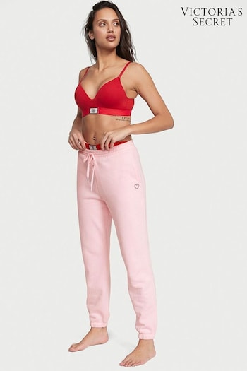 Victoria's Secret Pretty Blossom Pink Fleece Jogger (Q28722) | £39