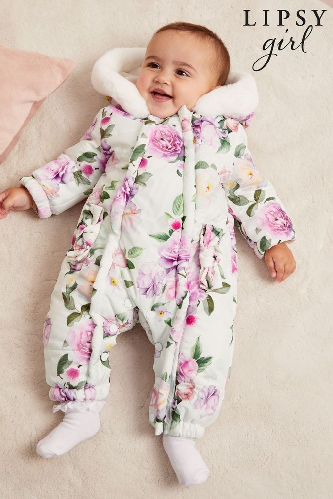 Infant snowsuit girl hotsell