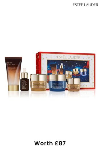 Estée Lauder Glow Non-Stop Skincare 5-Piece Gift Set (Worth over £87) (Q28770) | £30
