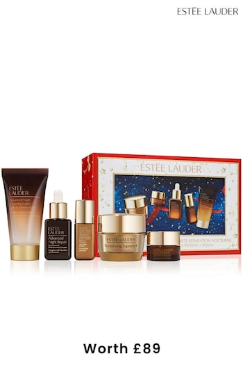 Estée Lauder Powerful Night Time Repair Skincare 5-Piece Gift Set (Worth over £89) (Q28771) | £30