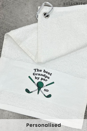 Personalised Best By Par Golf Towel by Solesmith (Q28976) | £20