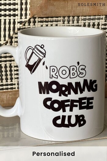 Personalised Coffee Club Mug by Solesmith (Q28983) | £15