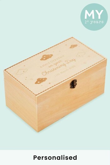 Personalised Christening Memory Box by My 1st Years (Q29118) | £36