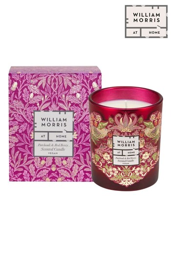 William Morris at Home Patchouli and Red Berry Scented Candle 180g (Q29357) | £22