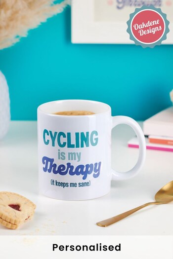 Personalised Blue Hobby Therapy Mug by Oakdene (Q29569) | £14