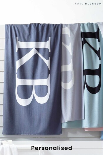 Personalised Beach Towel by Koko Blossom (Q29580) | £28