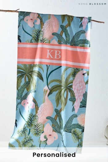 Personalised Beach Towel by Koko Blossom (Q29583) | £28