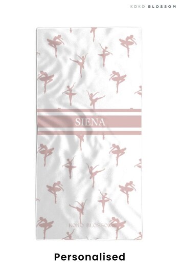 Personalised Beach Towel by Koko Blossom (Q29584) | £28