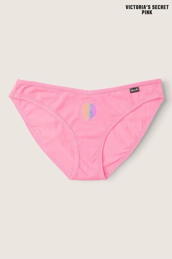 Victoria's Secret PINK Dreamy Pink Bikini Cotton Knickers (Q29637) | £9