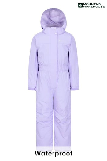Mountain Warehouse Purple Cloud All In One Waterproof Snowsuit (Q29842) | £64