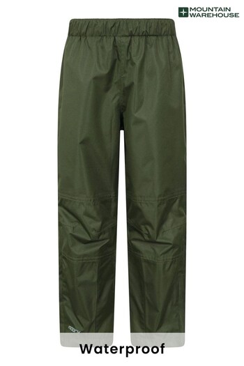 Mountain Warehouse Green Spray Waterproof Trousers (Q29843) | £30