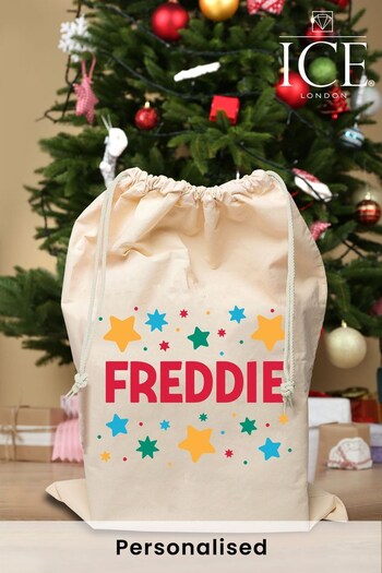 Personalised Christmas Star Sack by Ice London (Q29931) | £12
