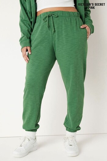 Victoria's Secret PINK Forest Pine Green Cotton Slub Pants (Q30289) | £30