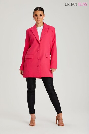 Urban Bliss Pink Oversized Blazer Dress (Q30328) | £45