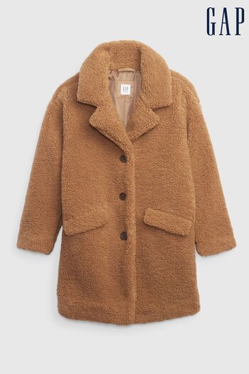 Gap Brown Sherpa Teddy Coat (Q30349) | £50