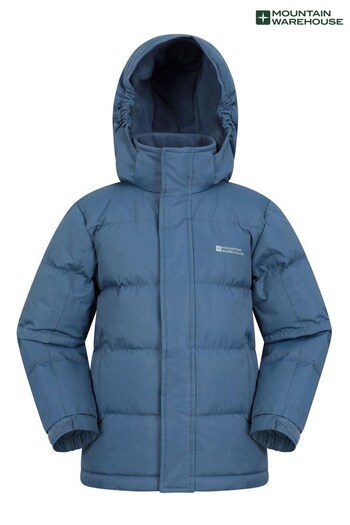 Mountain Warehouse Blue Snow Water-Resistant Padded Jacket - Kids (Q30389) | £47