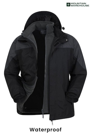 Mountain Warehouse Grey Storm 3 in 1 Waterproof Jacket (Q30414) | £112