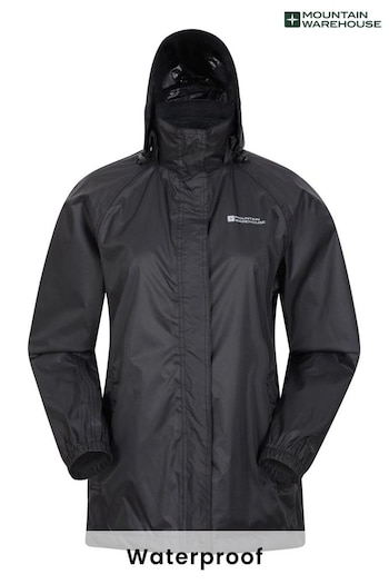 Mountain Warehouse Black Pakka Waterproof Jacket -  Womens (Q30434) | £41