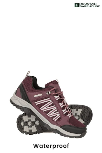 Mountain Warehouse Purple Path Waterproof Walking Shoes low-top - Womens (Q30452) | £43