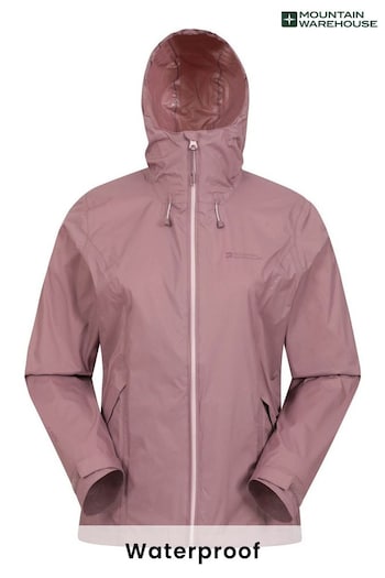 Mountain Warehouse Purple Blue Swerve Womens Waterproof Jacket (Q30459) | £56