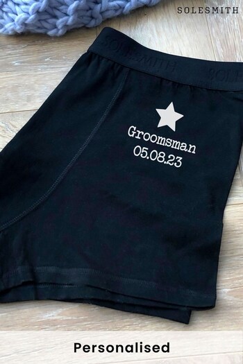 Personalised Groomsman Wedding Underwear by Solesmith (Q30567) | £19