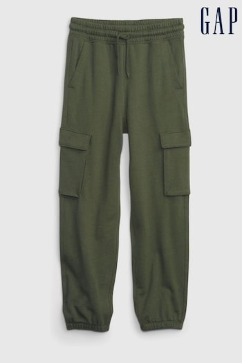 Gap Green French Terry Cargo Joggers (4-12yrs) (Q30878) | £25