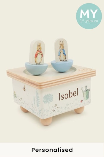 Personalised Peter Rabbit Music Box by My 1st Years (Q31068) | £30