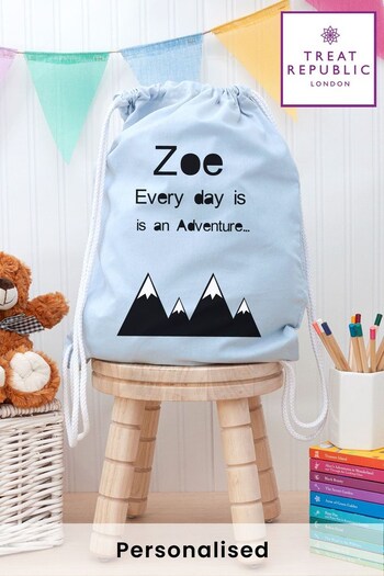 Personalised Children's Adventure Nursery Pe Or Kit Bag by Treat Republic (Q31410) | £24