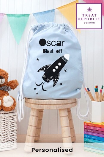 Personalised Children's Adventure Nursery Pe Or Kit Bag by Treat Republic (Q31416) | £24