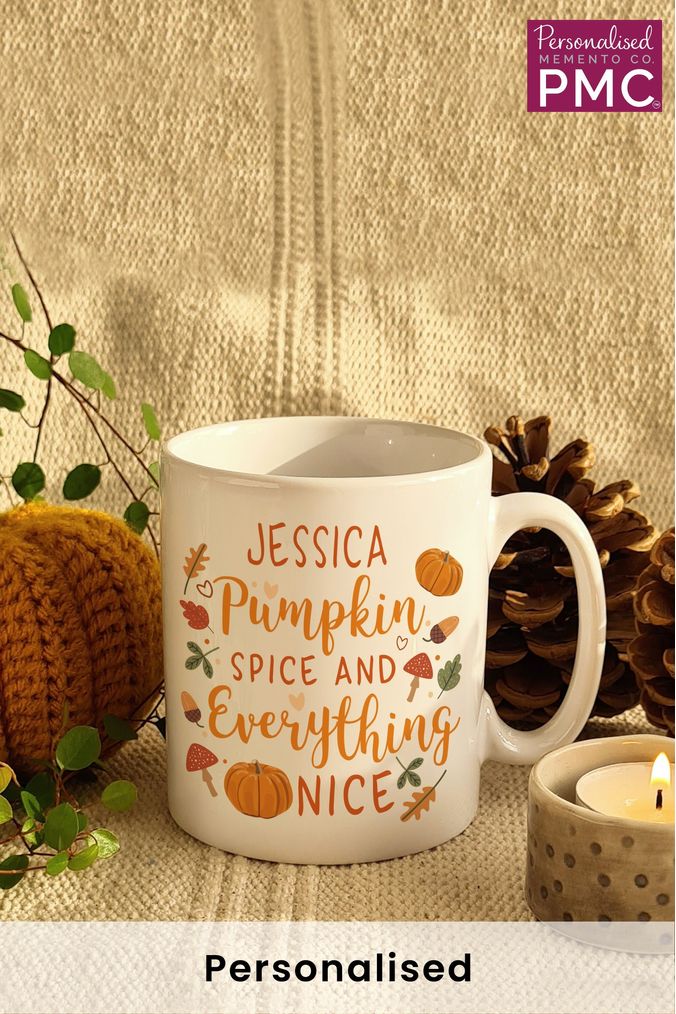 Personalised Pumpkin Spice Mug by PMC (Q31421) | £10