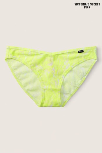 Victoria's Secret PINK Lemon Blaze Yellow Bikini Cotton Knickers (Q31461) | £9