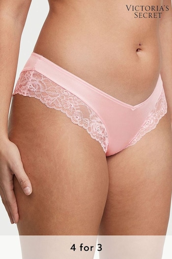 Victoria's Secret Pretty Blossom Pink Lace Cheeky Knickers (Q31490) | £14