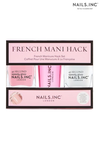 NAILS INC French Mani Hack Nail Polish Duo (Q31495) | £16