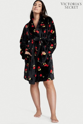 Victoria's Secret Black Cherries Cosy Short Dressing Gown (Q31644) | £24