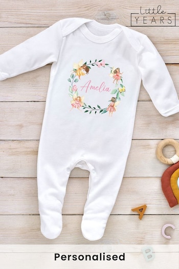 Personalised Girls Fairy Sleepsuit by Little Years (Q32356) | £16