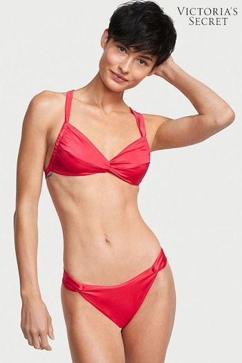 Victoria's Secret Wild Strawberry Pink Twist Multiway Halterneck Bikini Top (Q32513) | £19
