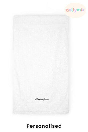 Personalised Hand Towel by Dollymix (Q33063) | £14
