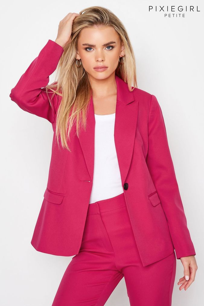 Petite pink clearance blazer
