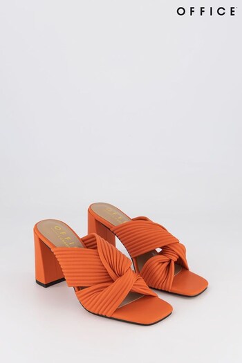 Office Orange Twisted Front Mule Sandal (Q33128) | £55