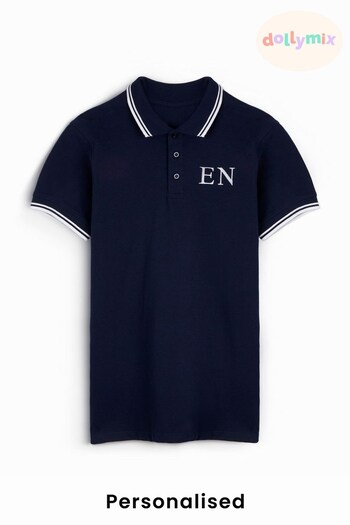 Personalised Mens Polo Shirt by Dollymix (Q33217) | £28