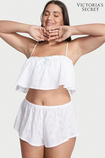 Victoria's Secret White Lace Cami Pyjama Set (Q33417) | £45