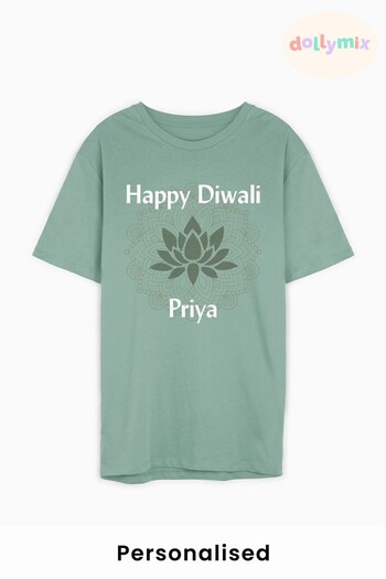Personalised Womens Diwali T-Shirt by Dollymix (Q33556) | £17